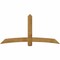 Ekena Millwork Bellingham Rough Sawn Timber Gable Bracket, Western Red Cedar, 84"W x 42"H x 6"D x 6"F, 12/12 Pitch GBW084X42X0606BEL00RWR - alternate 1